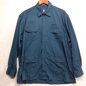 Regatta Sport Mens Long Sleeve Button Shirt Sz.L/Turquoise/Adventure Wear